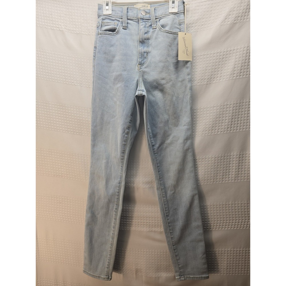 Universal Thread Womens High Rise Skinny Jeans Light Wash Blue Size 0 28 Inseam